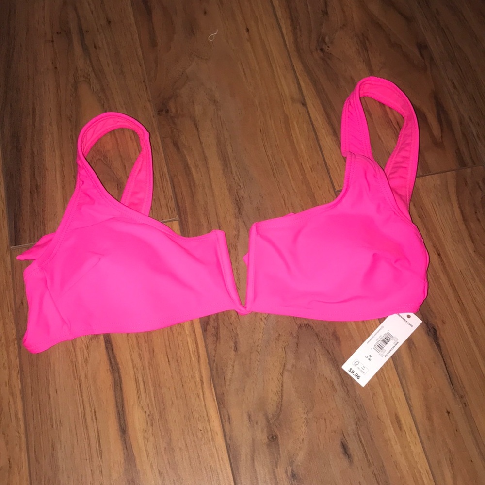 Hot pink bikini top